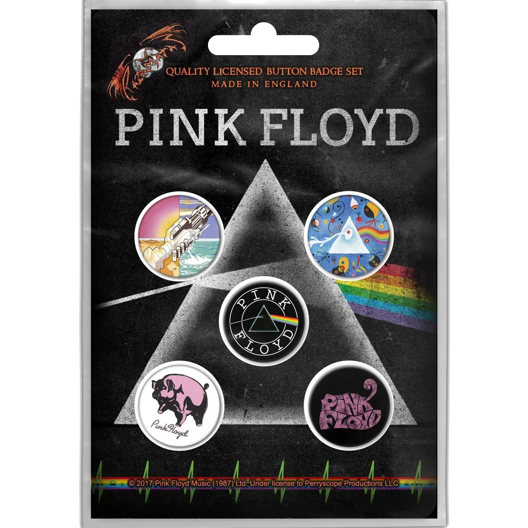 Badge Pink Floyd (pack de 5)