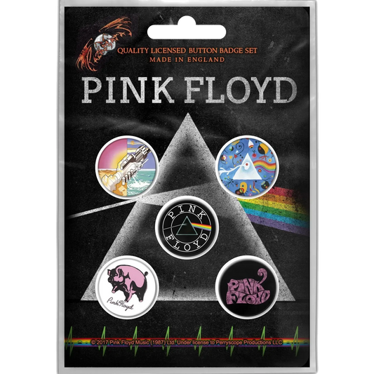 Badge Pink Floyd (pack de 5)