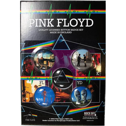 Badge Pink Floyd (pack de 5) [Albums]