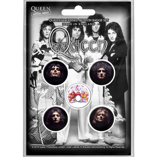 Badge Queen (pack de 5) [Faces]