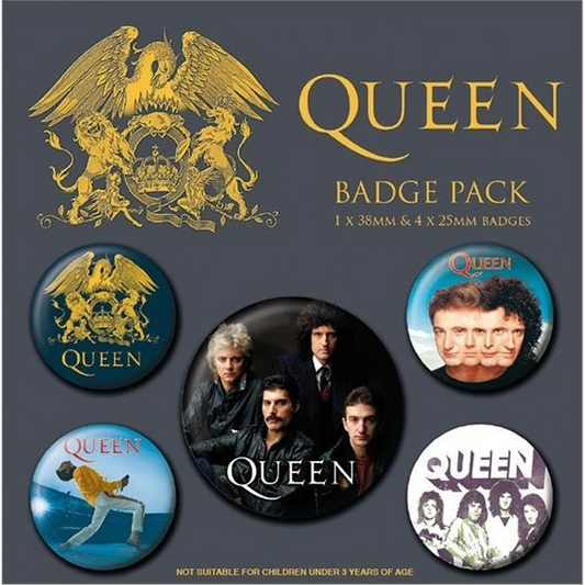 Badge Queen (pack de 5) [Greatest]
