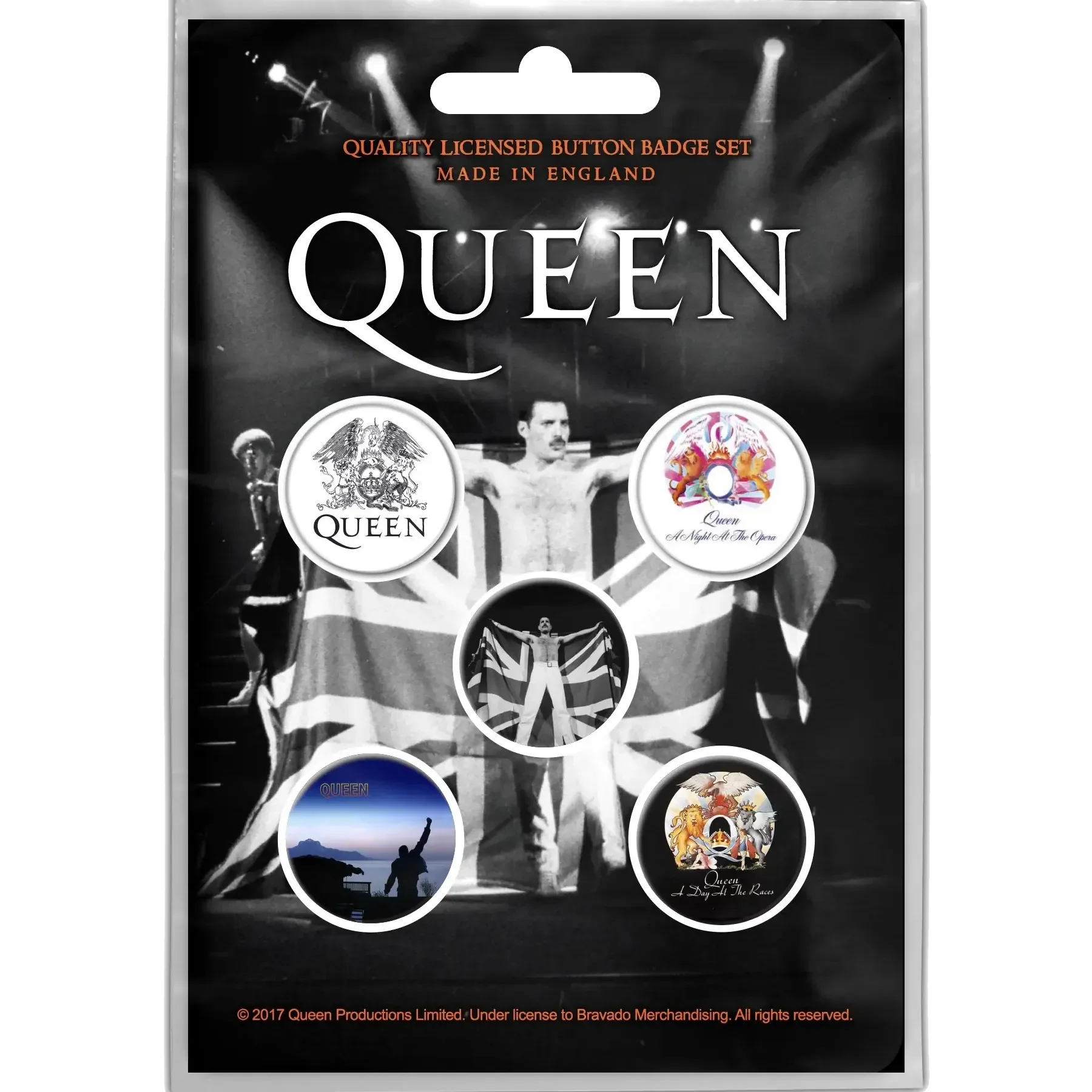 Badge Queen (pack de 5) [Flag]