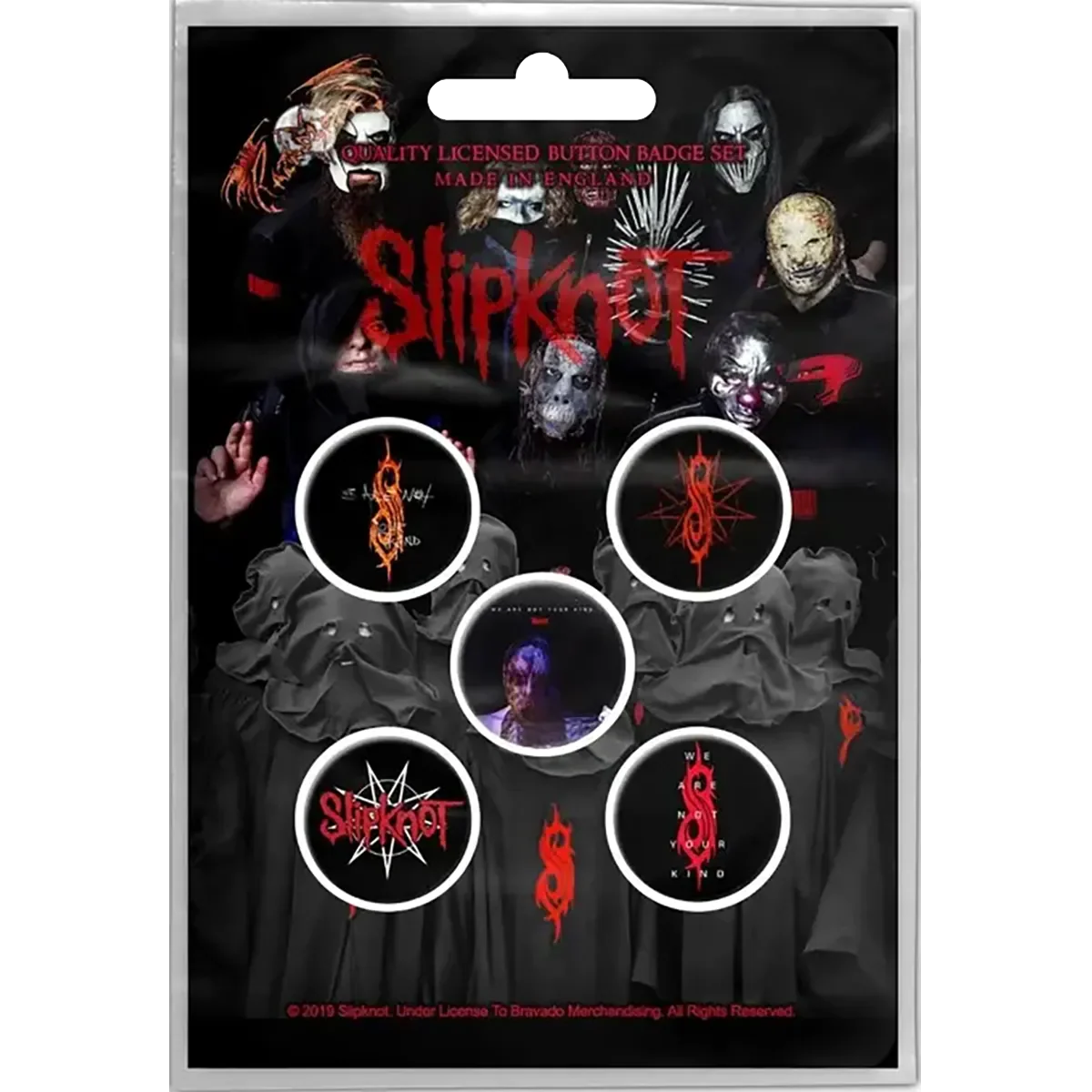 Badge Slipknot (pack de 5)