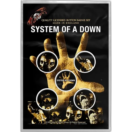 Badge System of a Down (pack de 5)