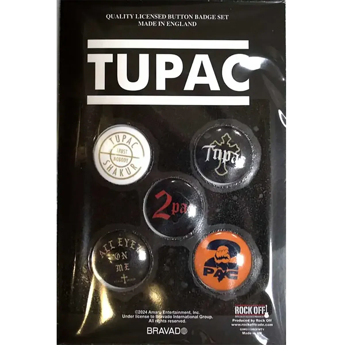 Badge Tupac (pack de 5)