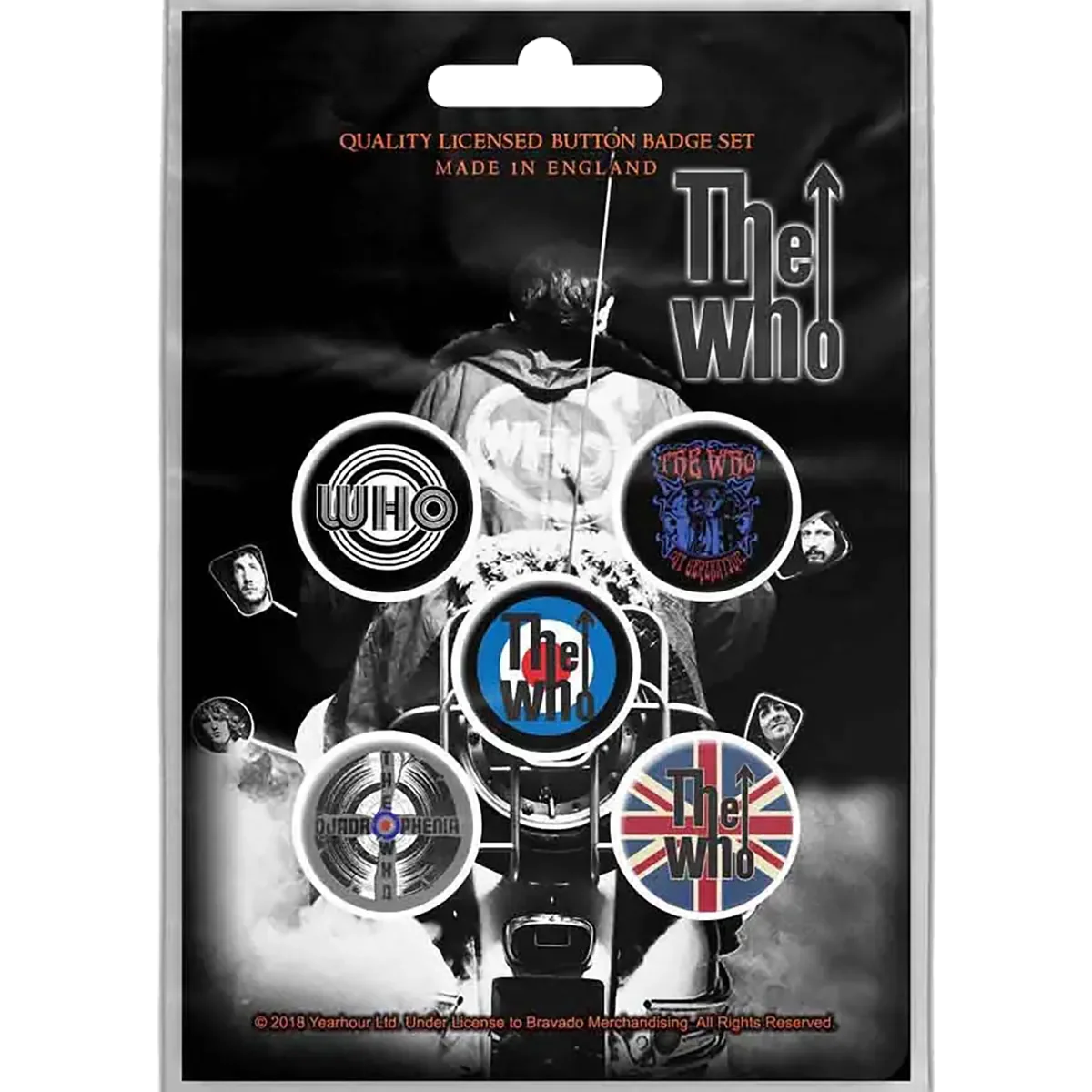 Badge Who (pack de 5)