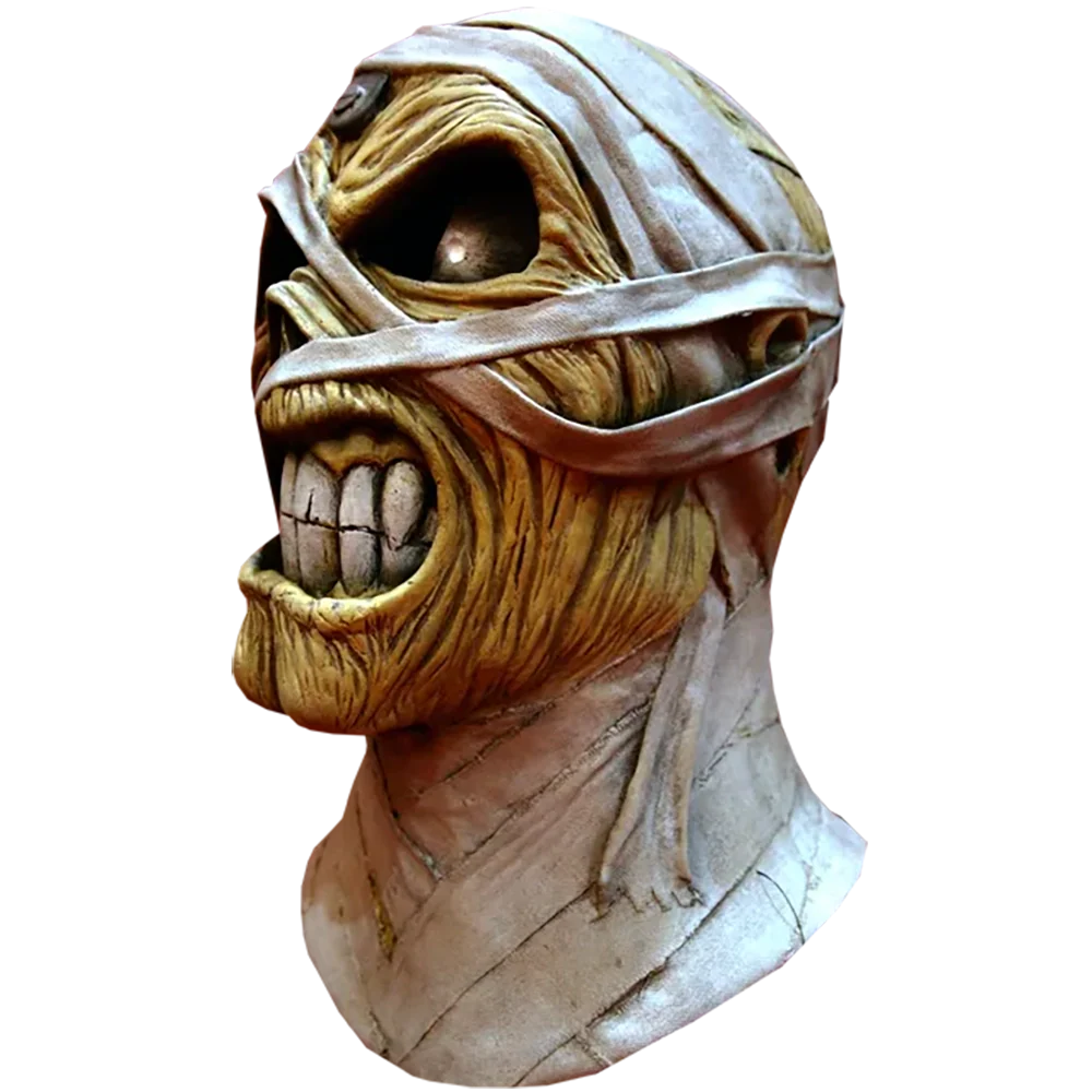 Masque en Latex officiel Iron Maiden - Powerslave [Momie] (profil gauche)
