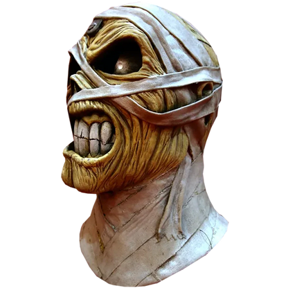 Masque en Latex officiel Iron Maiden - Powerslave [Momie] (profil gauche)