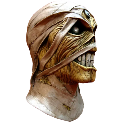 Masque en Latex officiel Iron Maiden - Powerslave [Momie] (profil droit)