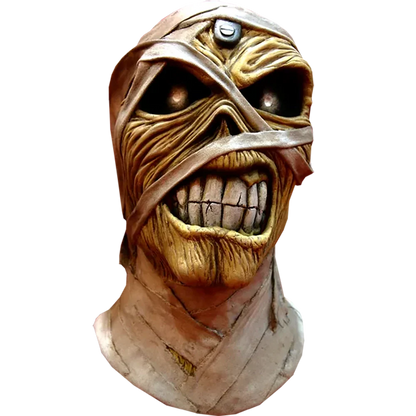Masque en Latex officiel Iron Maiden - Powerslave [Momie] (vue de face)