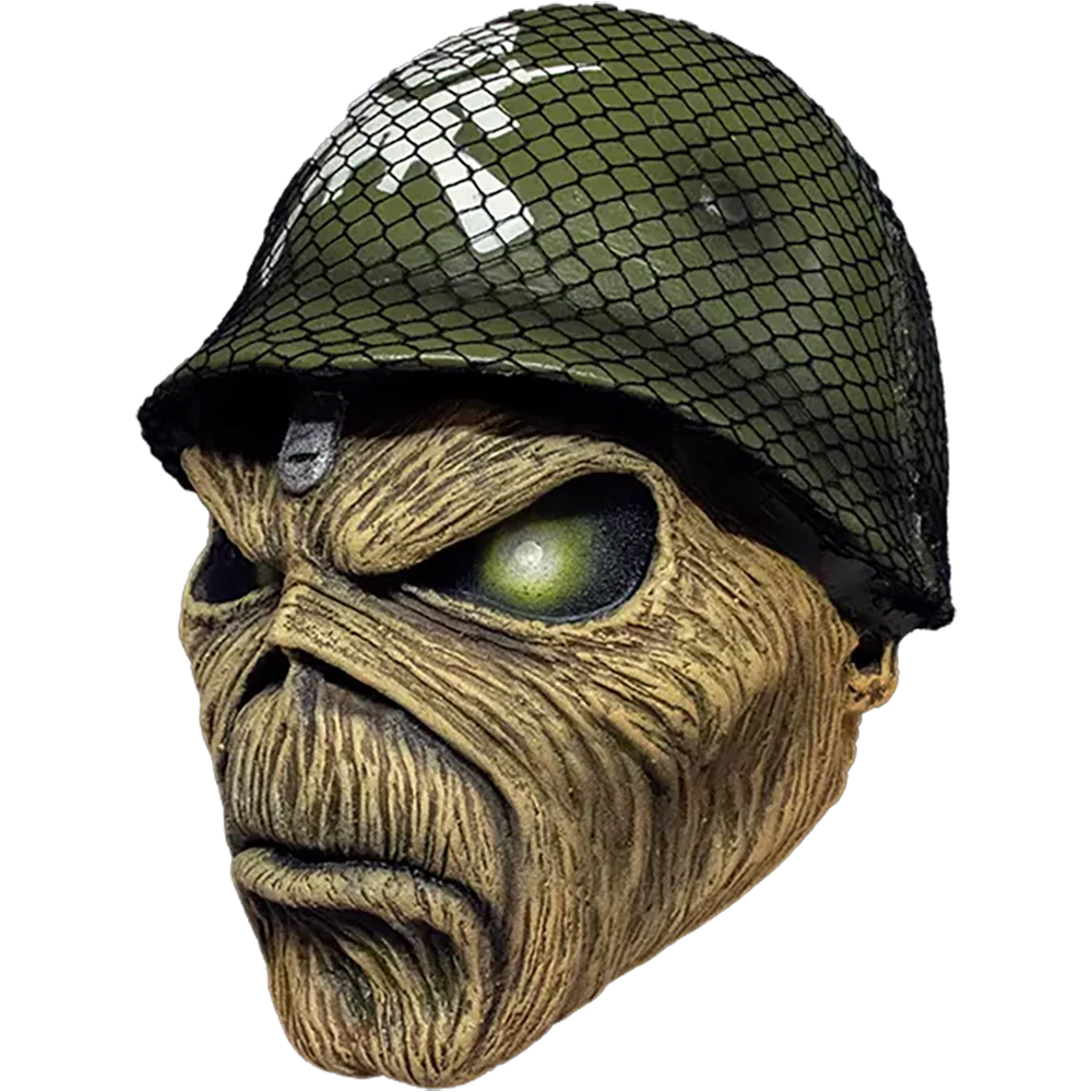 Official Iron Maiden Latex Mask - A Matter of Life and Death (left profile)