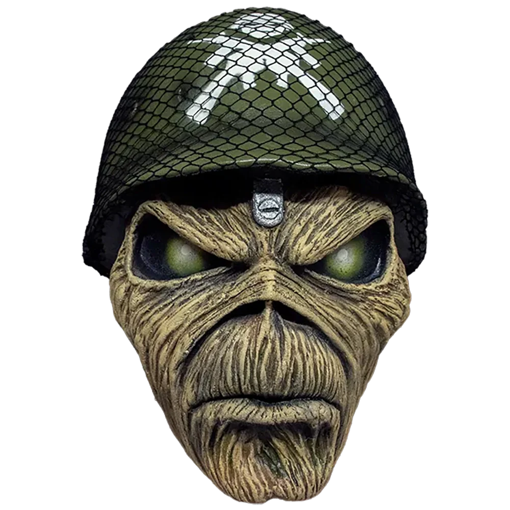 Official Iron Maiden Latex Mask - A Matter of Life and Death (front view)