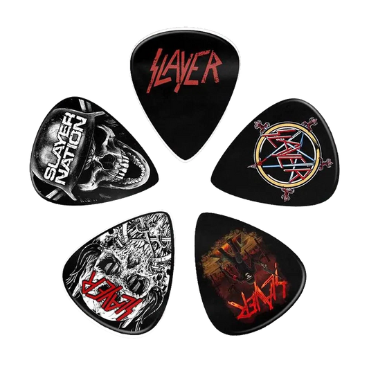 Ensemble de médiators Slayer assortis, décorés de visuels divers