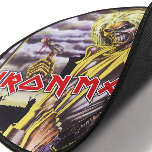 Tapis de souris Iron Maiden Killers détail bords cousus