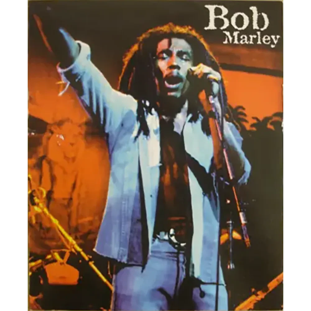 Maxi carte postale Bob Marley live