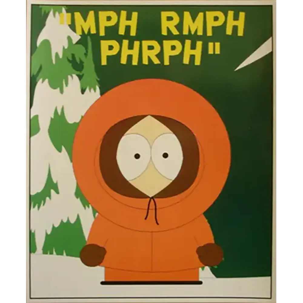 Maxi postcard South Park - Kenny