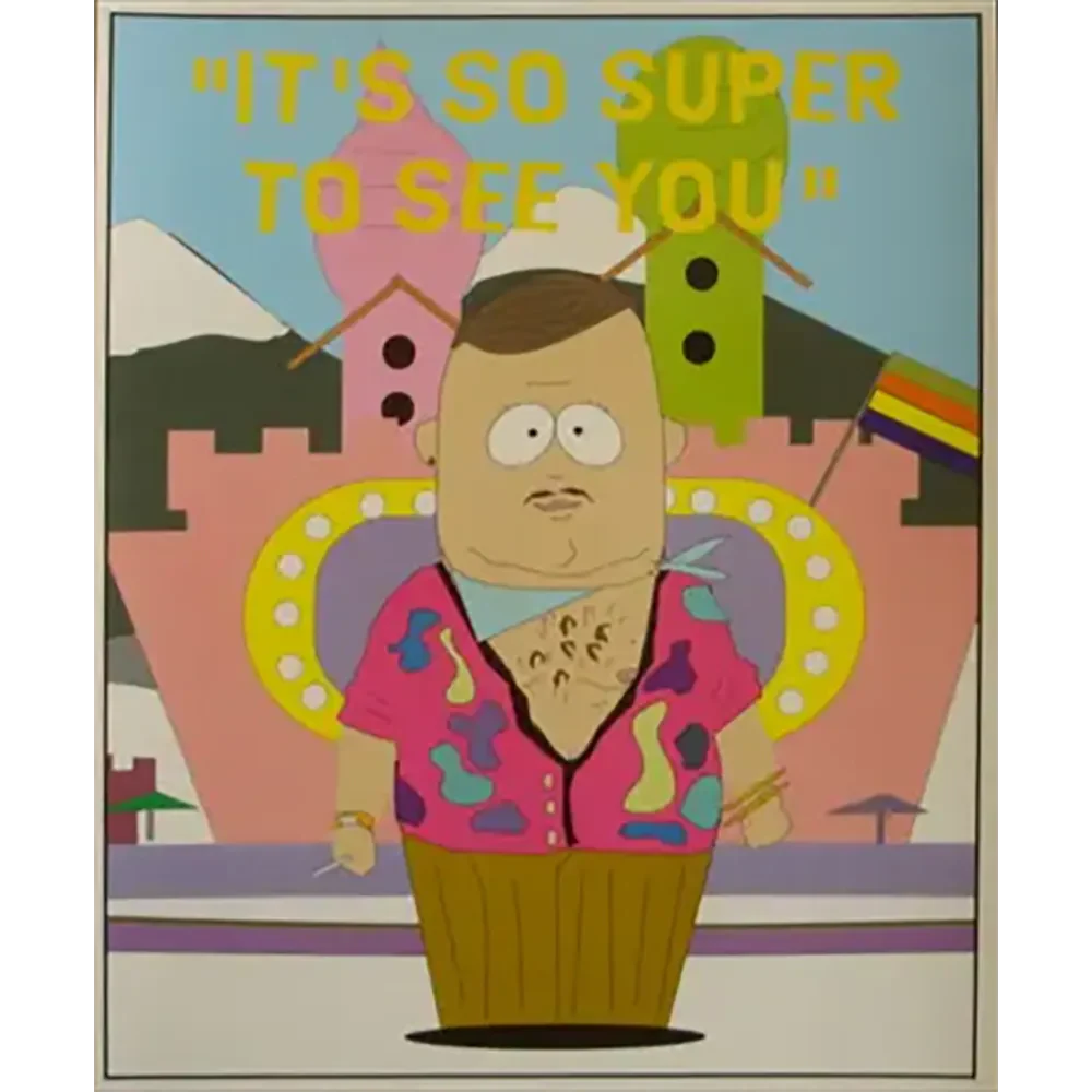 Maxi postcard South Park - Al super gay