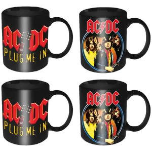 Mini Tasse AC/DC (lot de 4)