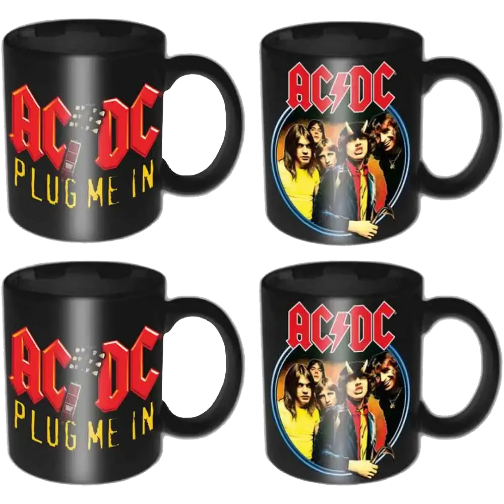 Mini Tasse AC/DC (lot de 4)