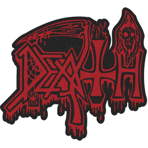 Ecusson Death - Logo rouge