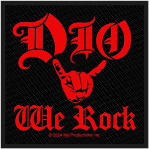 Ecusson Dio - We Rock