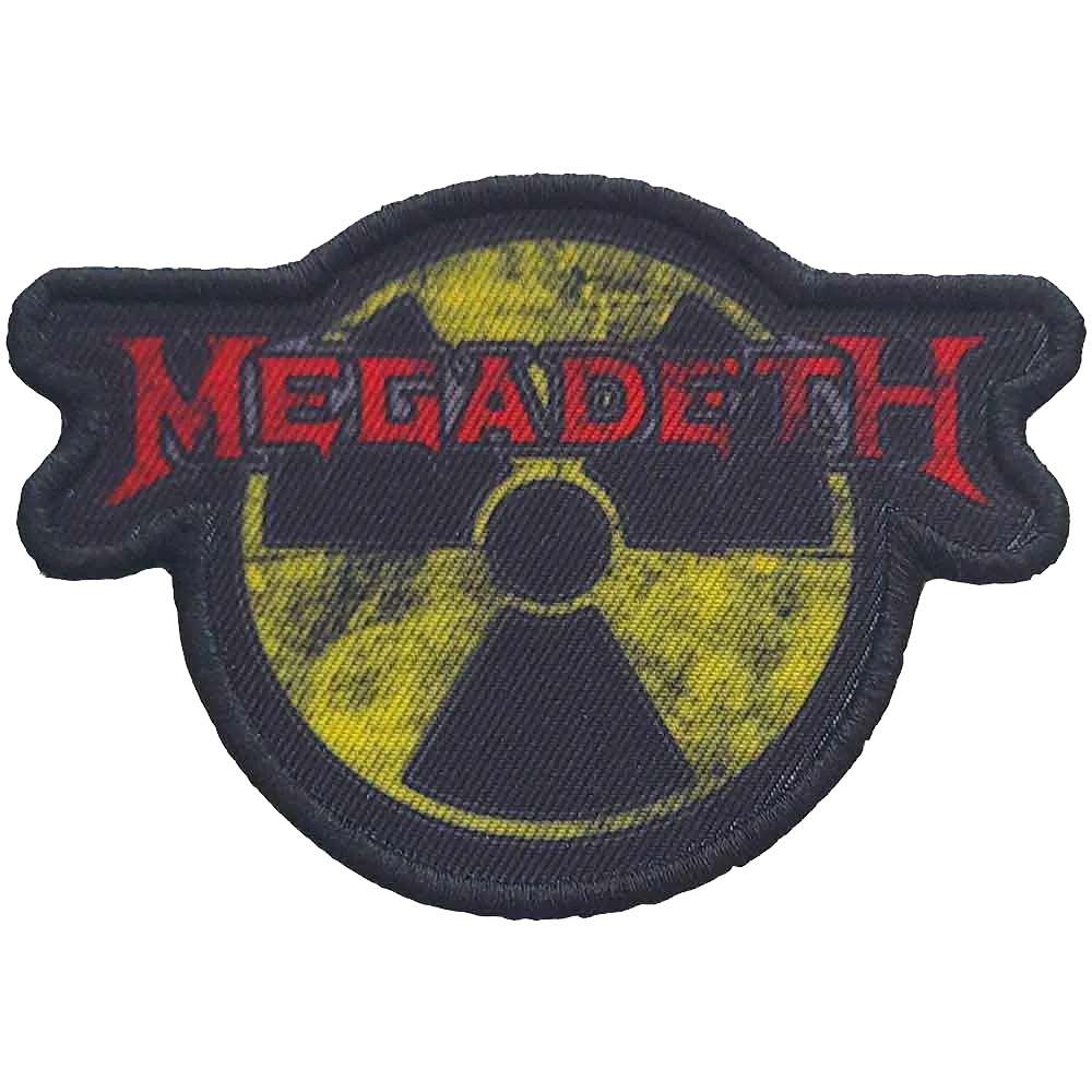 Ecusson Megadeth - Logo Radioactif