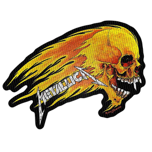 Ecusson Metallica - Flaming Skull