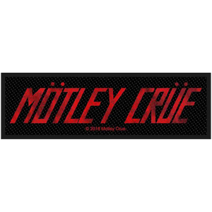 Ecusson Mötley Crüe - Logo Rouge 1981
