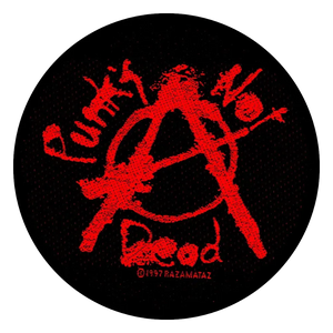 Ecusson Anarchy - Punk's Not Dead