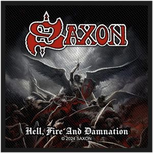 Ecusson Saxon - Hell, Fire And Damnation