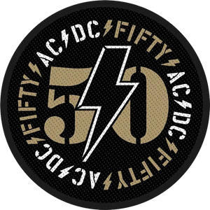 Ecusson AC/DC - Fifty 50è anniversaire