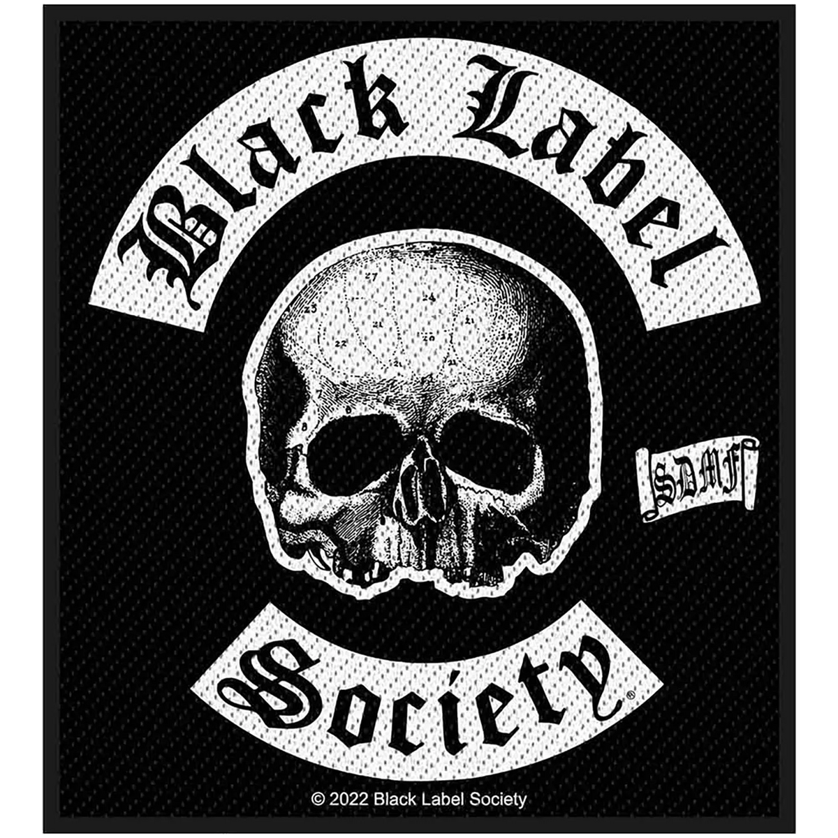 Patch Black Label Society - Skull SDMF