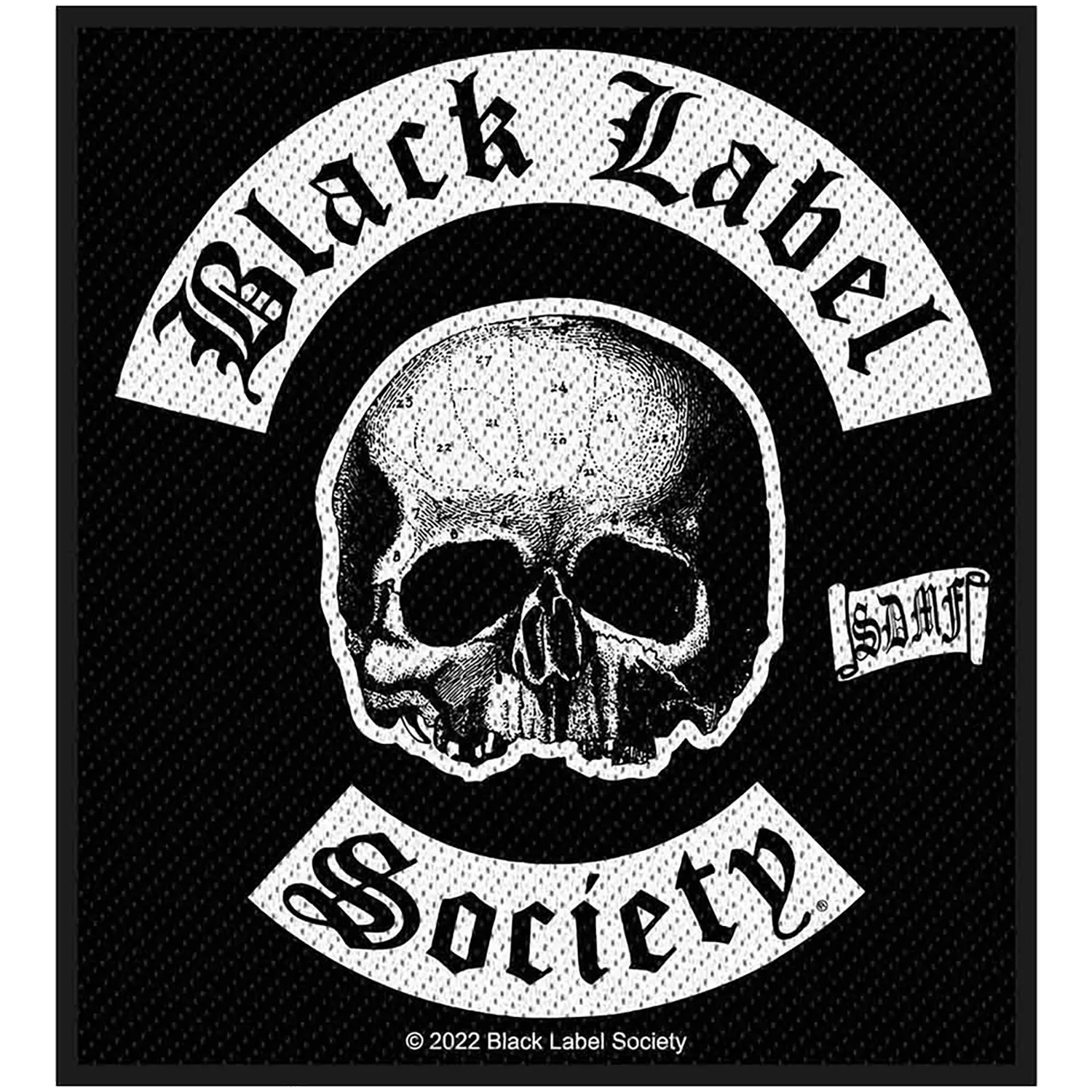 Patch Black Label Society - Skull SDMF