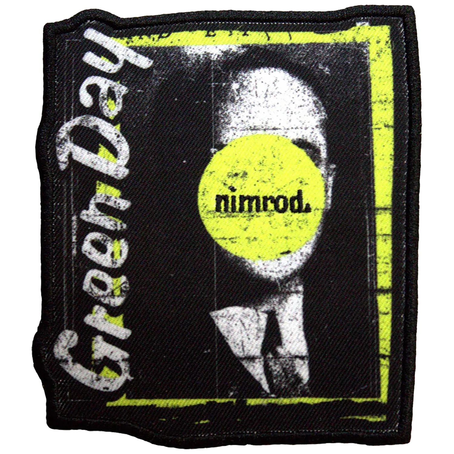 Patch thermocollant officiel Green Day Nimrod 8 × 9 cm | Official Green Day Nimrod iron-on patch 8 × 9 cm