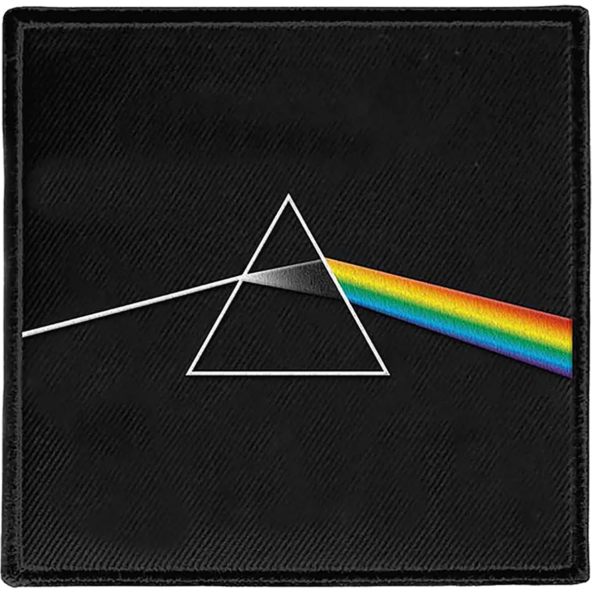Patch thermocollant Pink Floyd The Dark Side of the Moon prisme 7 x 7 cm | Pink Floyd The Dark Side of the Moon prism iron-on patch 7 x 7 cm
