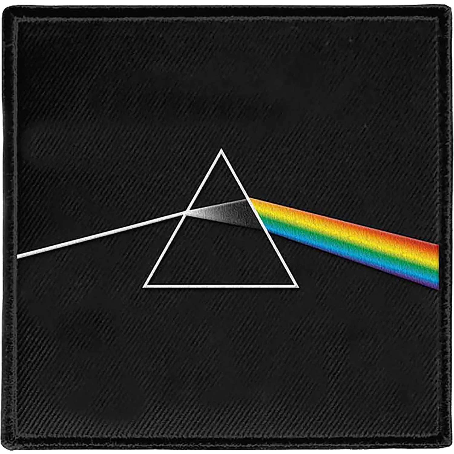 Patch thermocollant Pink Floyd The Dark Side of the Moon prisme 7 x 7 cm | Pink Floyd The Dark Side of the Moon prism iron-on patch 7 x 7 cm