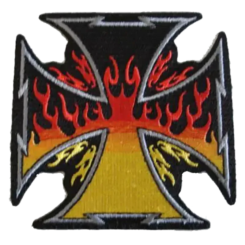 Sew-on patch Croix de fer