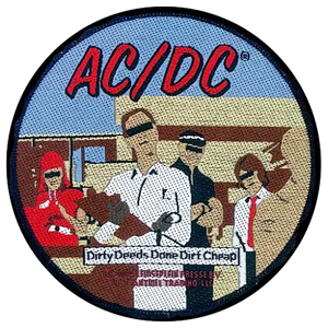 Ecusson AC/DC - Dirty deeds
