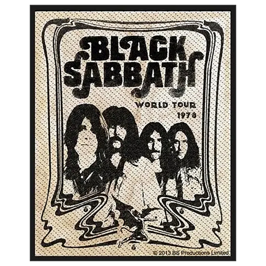 Sew-on patch Black Sabbath - World tour 1978