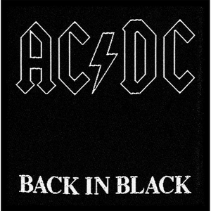 Ecusson AC/DC - Back in black