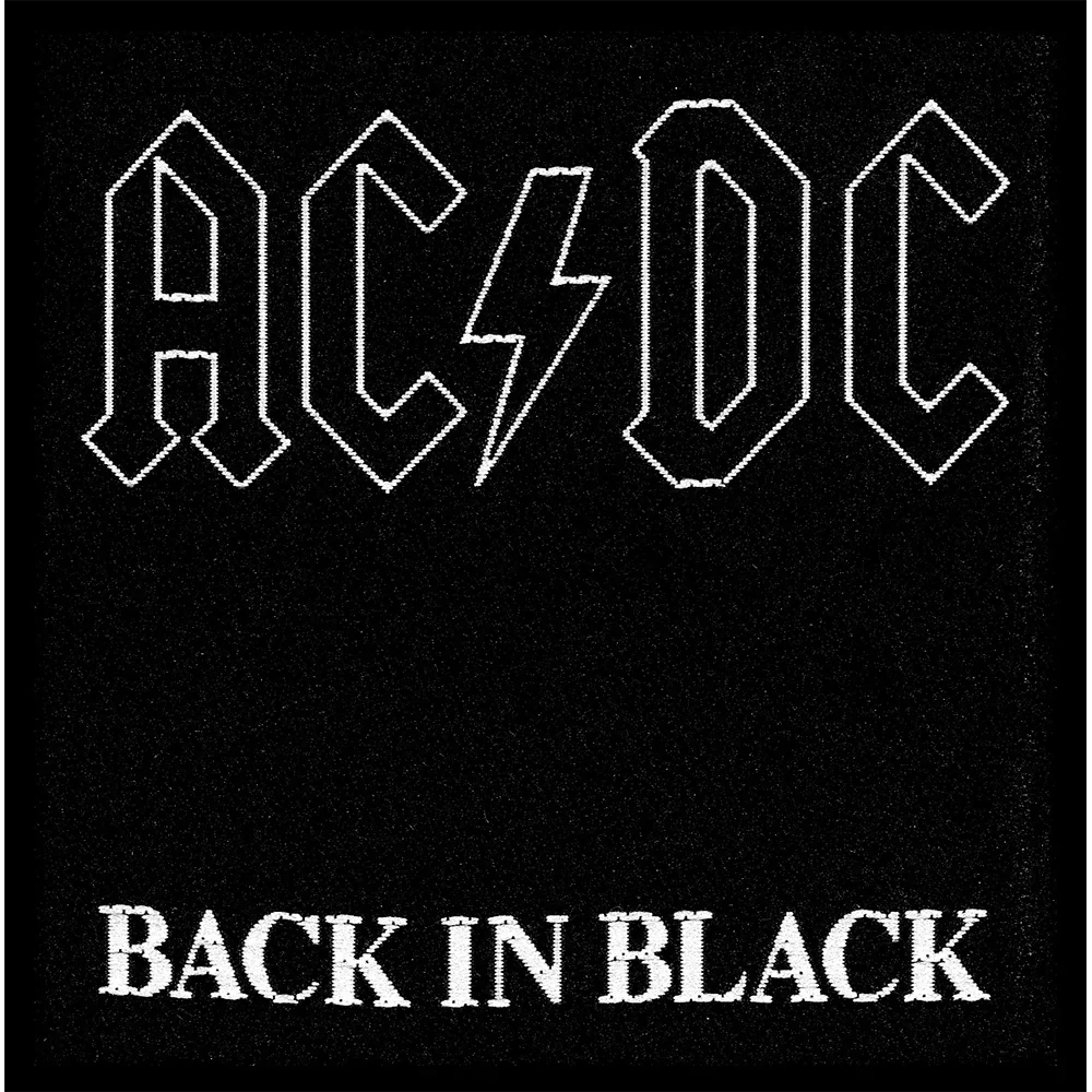 Ecusson AC/DC - Back in black
