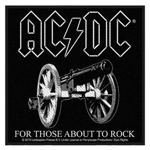 Ecusson AC/DC - For those about to rock