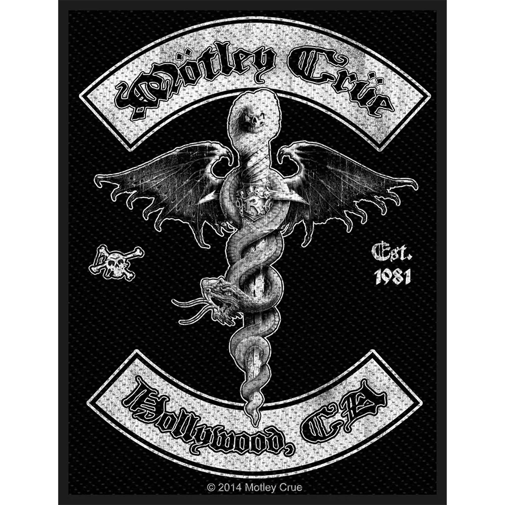 Sew-on patch Mötley Crüe - Dr Feelgood