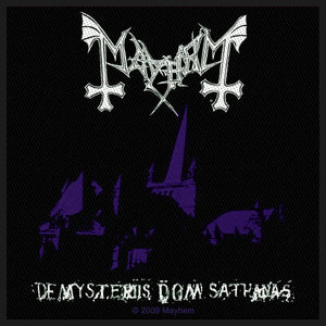 Ecusson Mayhem - De Mysteriis Dom Sathanas
