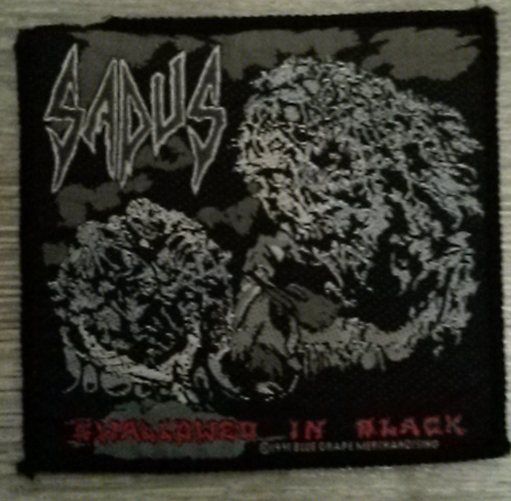 Ecusson Sadus - Swallowed in black | Sadus badge - Swallowed in black