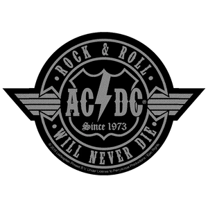 Ecusson AC/DC - Rock n Roll will never die