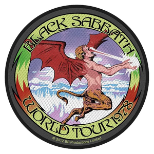 Ecusson Black Sabbath - World tour 78