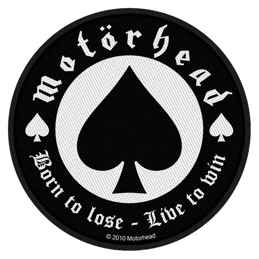 Ecusson Motörhead - Born to Lose Live to Win