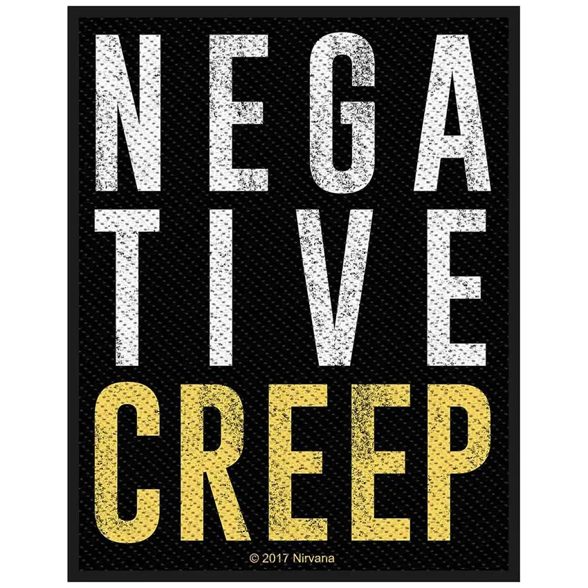 Ecusson Nirvana - Negative Creep