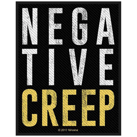 Ecusson Nirvana - Negative Creep